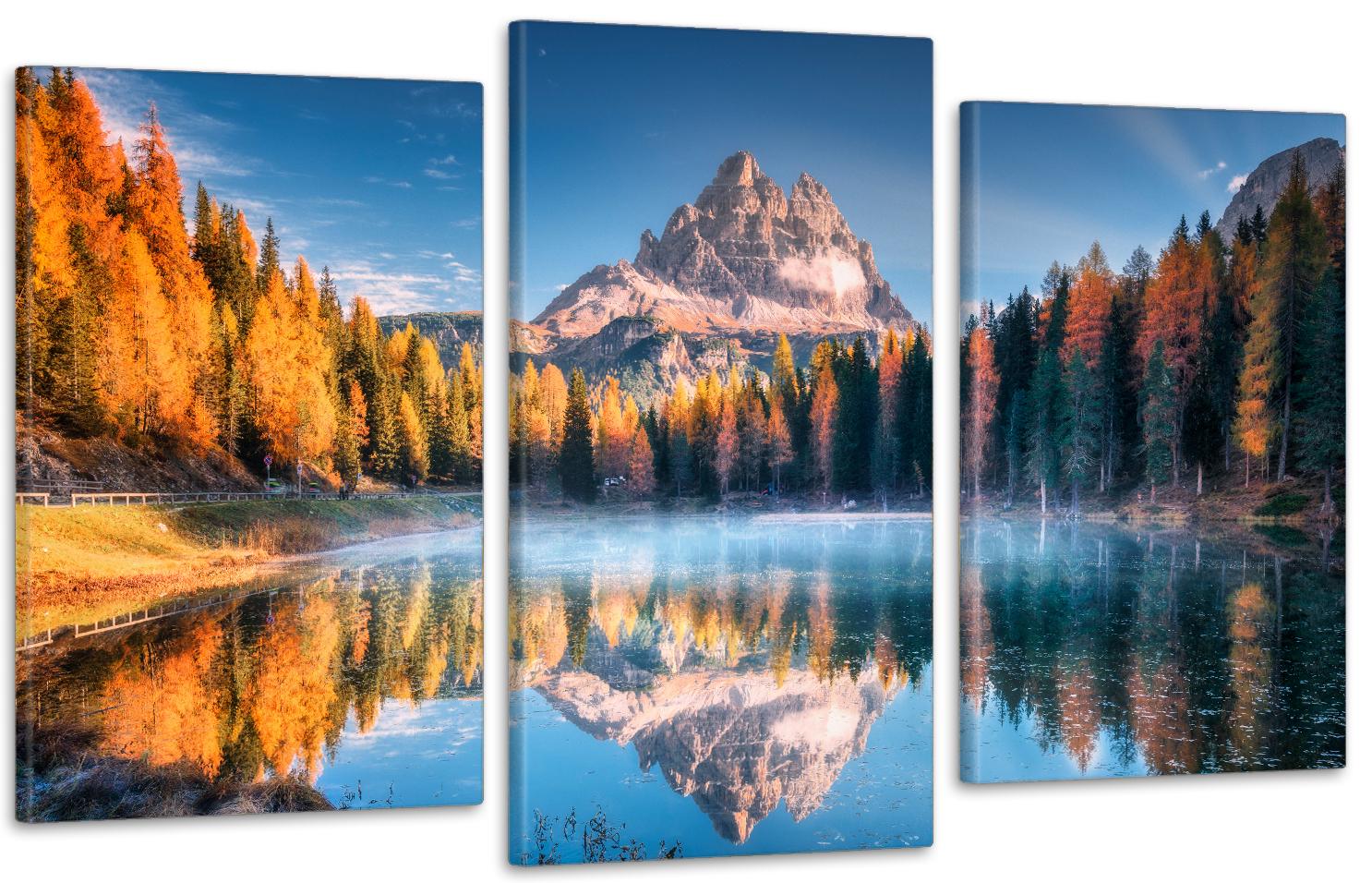 Картина модульная в гостиную/спальню Озеро 53х100 см (Art-700_3)
