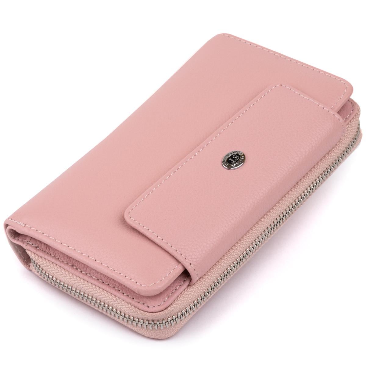 Кошелек ST Leather 19344 кожа розовый (47280)