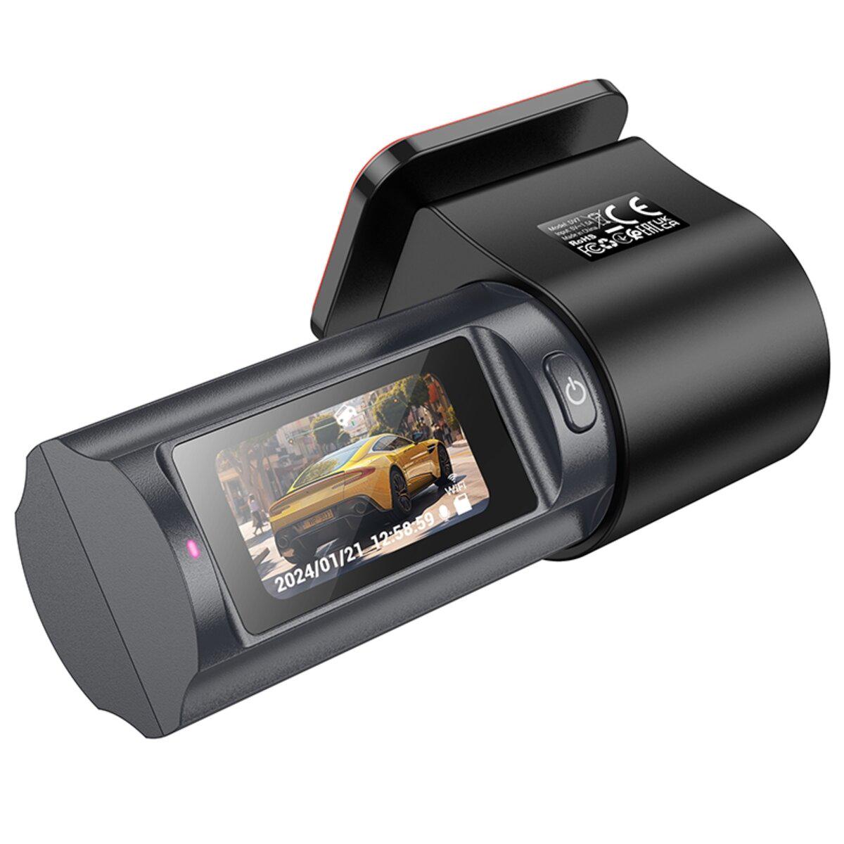 Видеорегистратор Hoco DV7 2K 2560x1440 display hidden driving recorder Black (607761) - фото 3