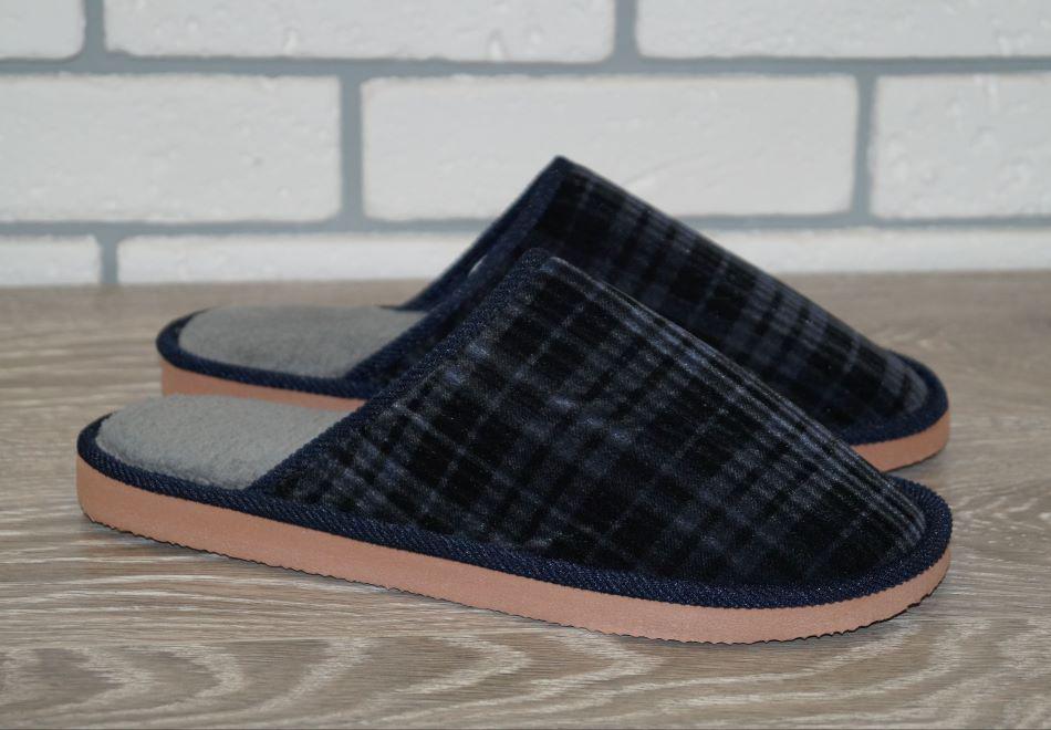 Тапочки комнатные Elmob 43/44 р. 27 см Синий (30356-4344)