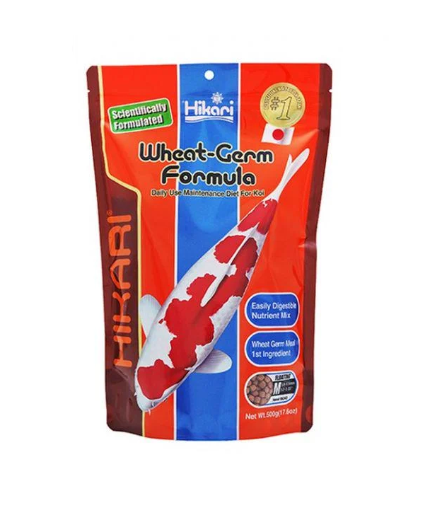 Корм Hikari KOI Wheat-germ Formula M средние пеллеты высокопитательный состав для холодного периода 500 г (Hikari06342)