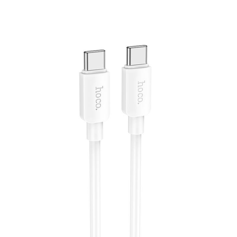 Кабель для зарядки Hoco X96 Type-C-Type-C Hyper fast charging data cable 1 м Білий (4bb00839) Кабель для зарядки Hoco X96 Type-C-Type-C Hyper fast charging data cable 1 м Білий (4bb00839)
