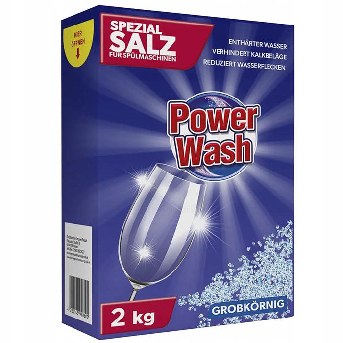 Сіль для посудомийних машин Power Wash Spezial Salz 2 кг (1630179529)