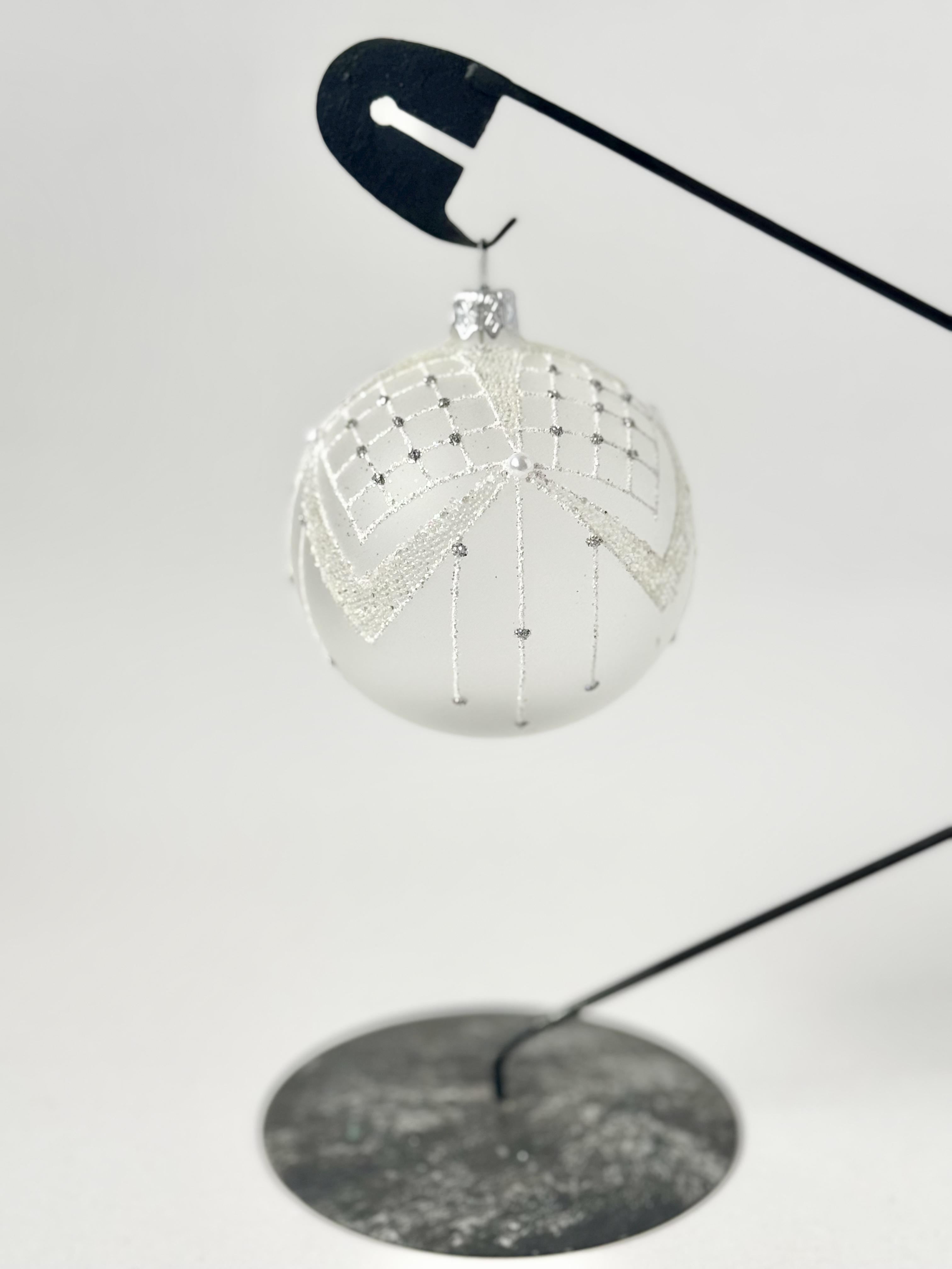 Куля новорічна скляна 80 мм (D80-159 А)