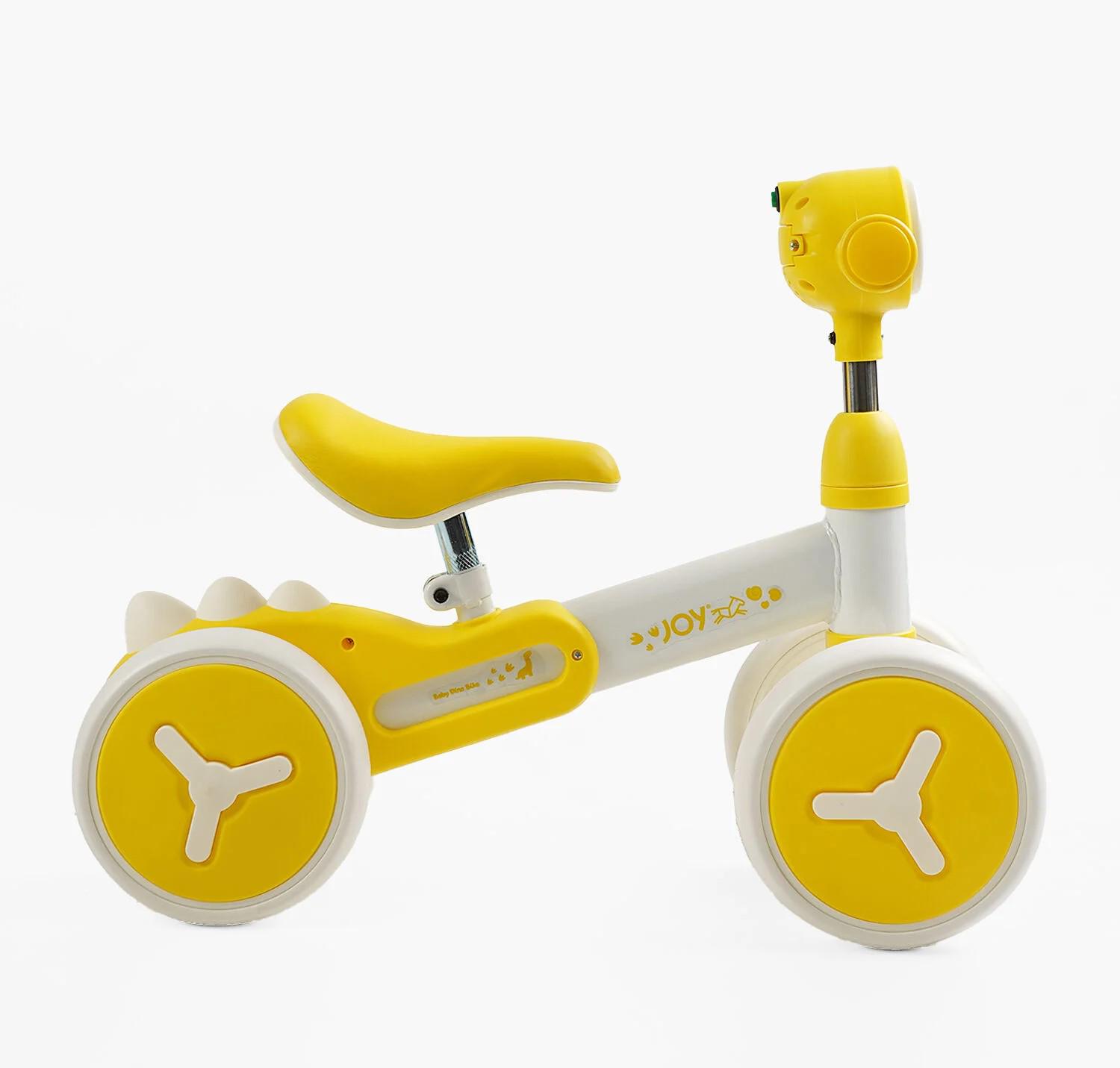 Біговел-толокар Joy українська музика/підсвічування Жовтий (J-19932) - фото 3 Біговел-толокар Joy українська музика/підсвічування Жовтий (J-19932) - фото 3