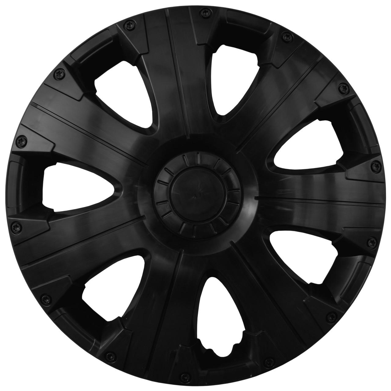 ᐉ Колпаки автомобильные R15" Ultra 4 шт. Черный (r15u-ch)