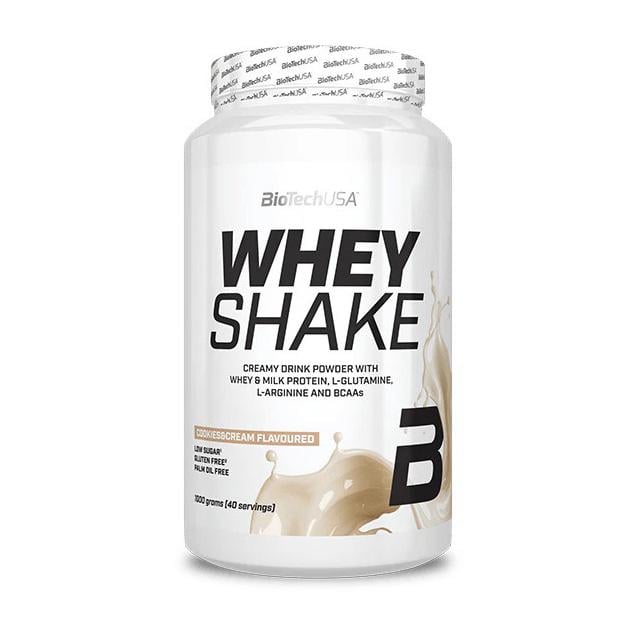 Протеин сывороточный BioTech Whey Shake 1 кг Печенье с кремом