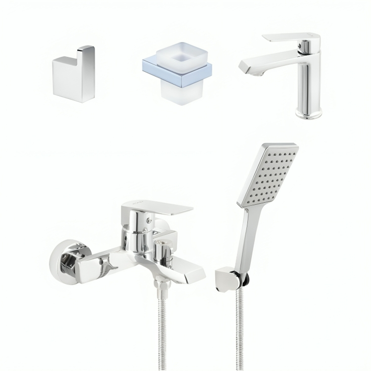 Набор для ванной комнаты Venta 4в1 VA91782 Хром (SW-91782)