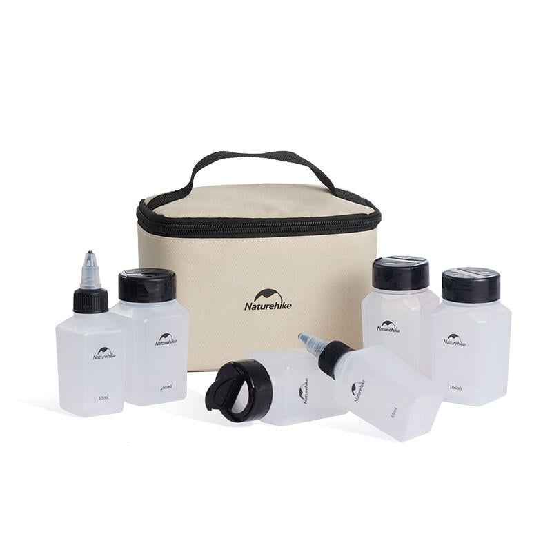 Набор емкостей для специй Naturehike CNH22CJ043 6 шт. 100 мл/65 мл White (6975641887553)