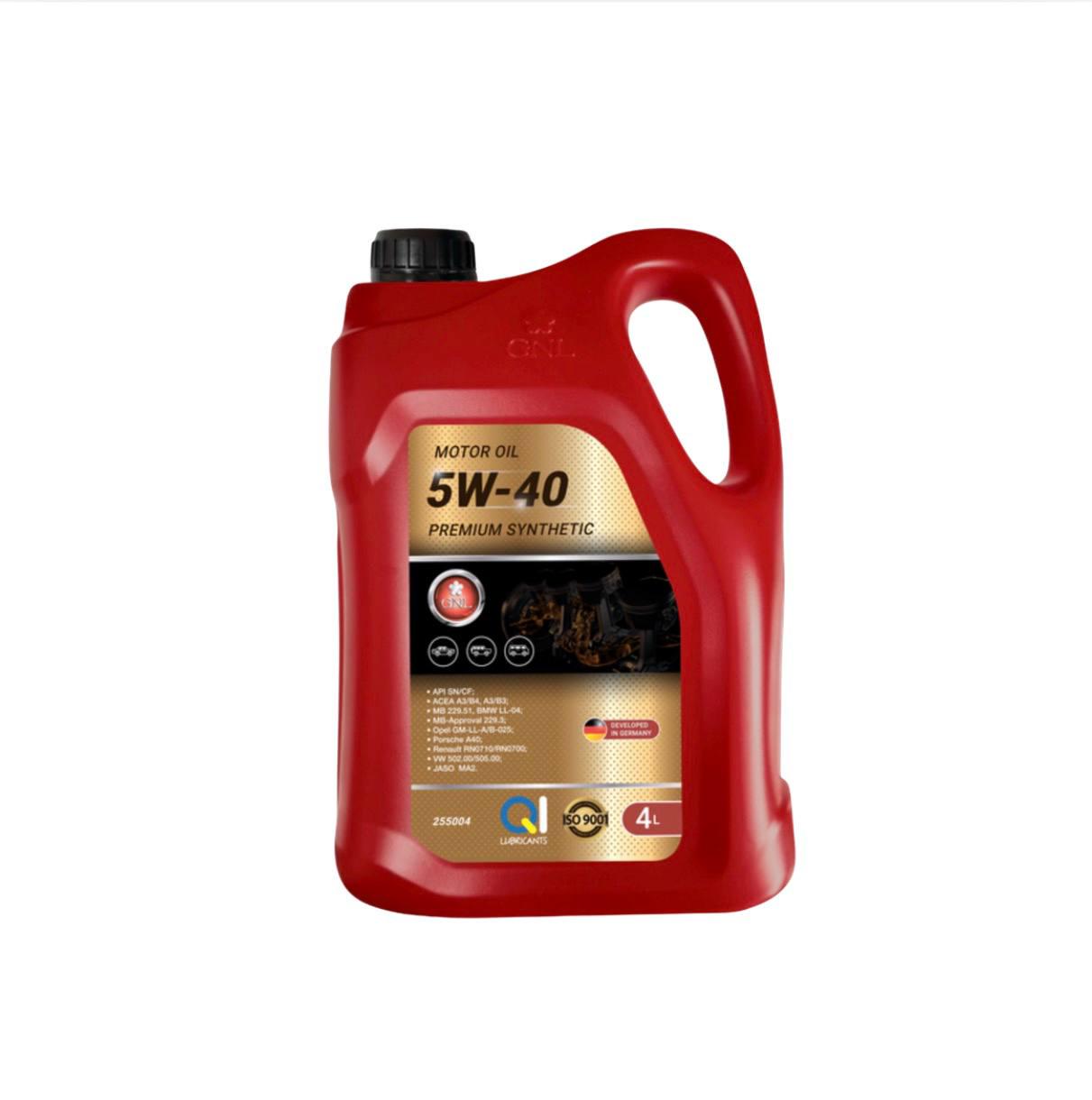 Моторное масло GNL Premium Synthetic 5W-40 API SN/CF 4 л