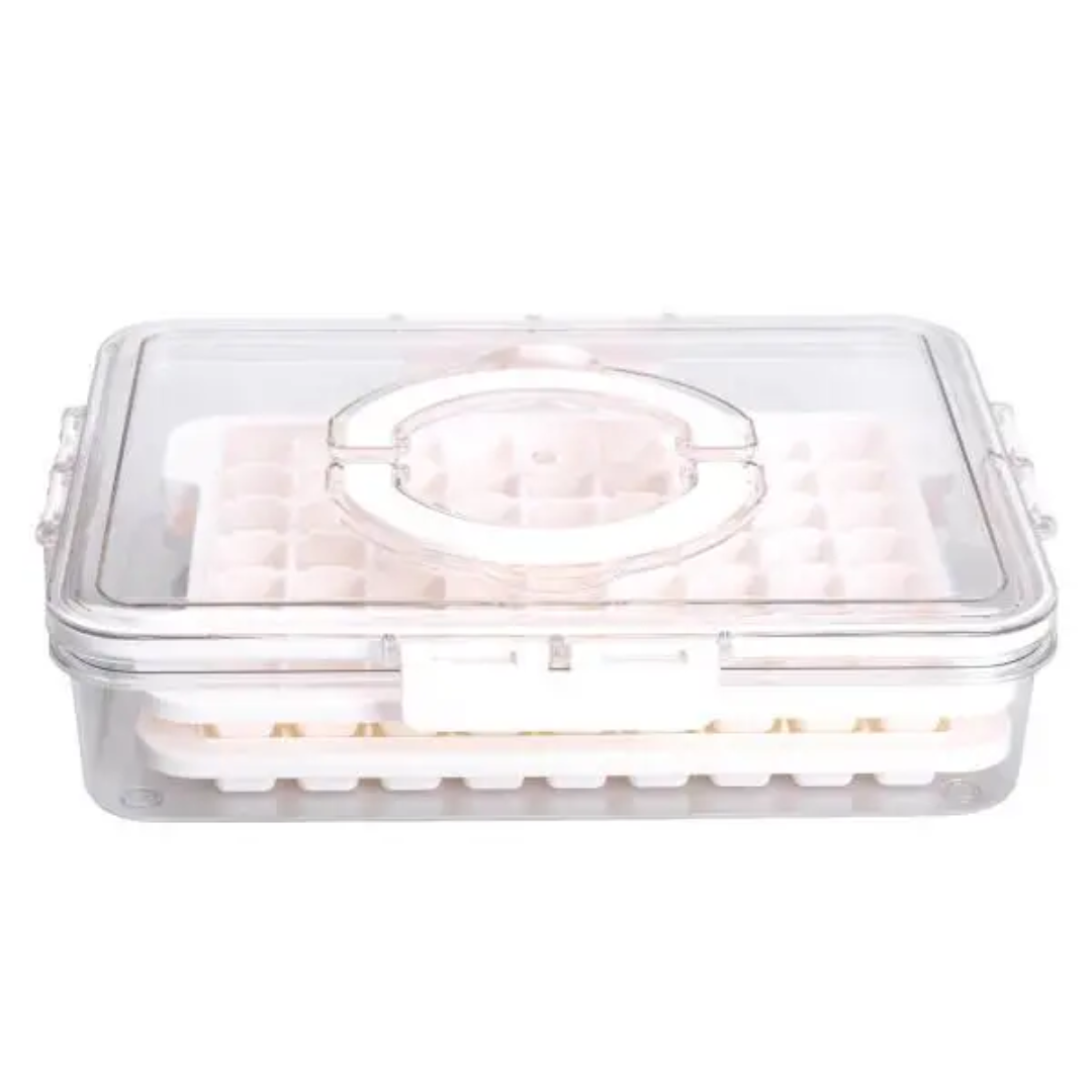 Контейнер для льда пластиковый 30,5х24х7 см Бежевый Контейнер для льда пластиковый 30,5х24х7 см Бежевый