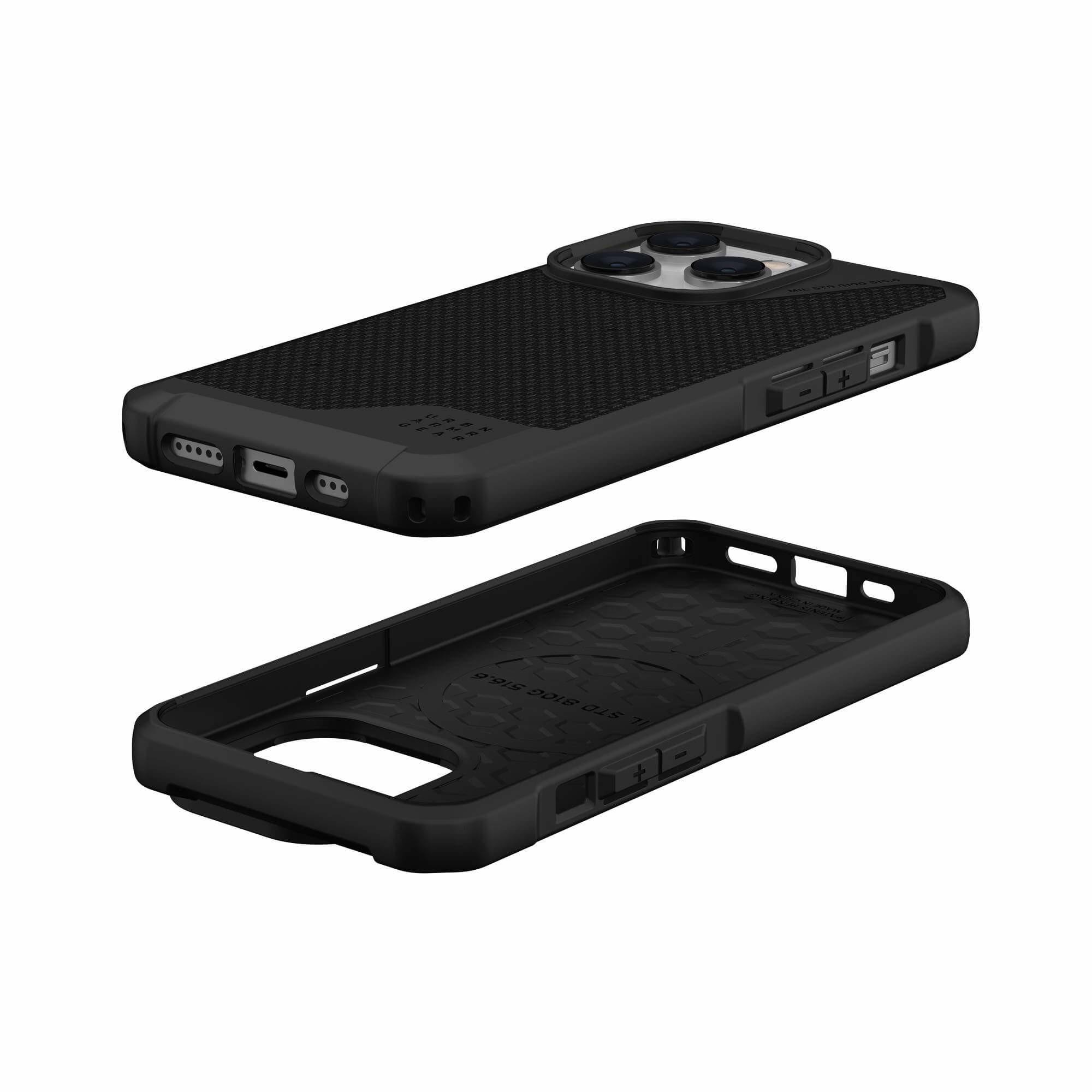 Чохол накладка для телефону UAG Metropolis LT Magsafe Apple iPhone 14 Pro Black - фото 9