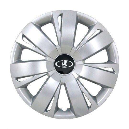 Автомобильные колпаки SKS 411 R16 с логотипом Lada 4 шт. Серебристый