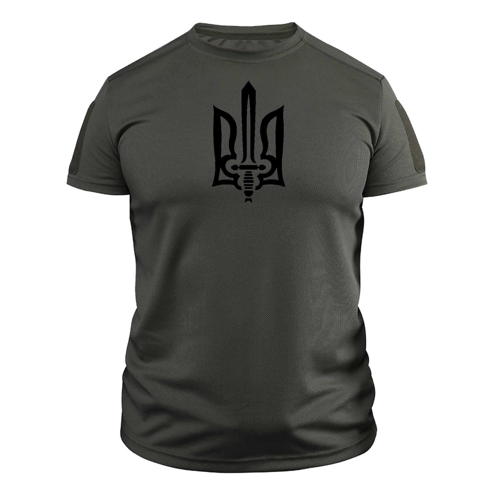 Футболка военная CoolMax Герб XXL Оливковый (TS-C-27-XXL)