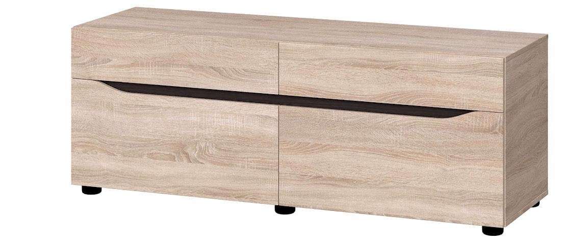 Тумба під ТВ Мастер Форм Аякс 1350х430х500 мм Дуб сонома/Венге магія Тумба під ТВ Мастер Форм Аякс 1350х430х500 мм Дуб сонома/Венге магія