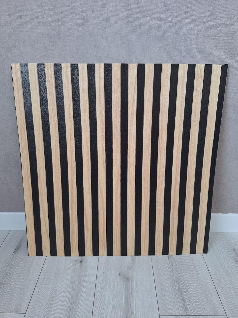 Панель-рейка 660х670х4 мм Светло-коричневый/Черный (Р-1)