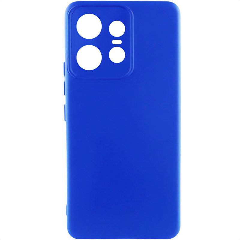 Противоударный Чехол Silicone Cover Lakshmi Full Camera (AA) для Motorola Edge 50 Pro Синий / Iris