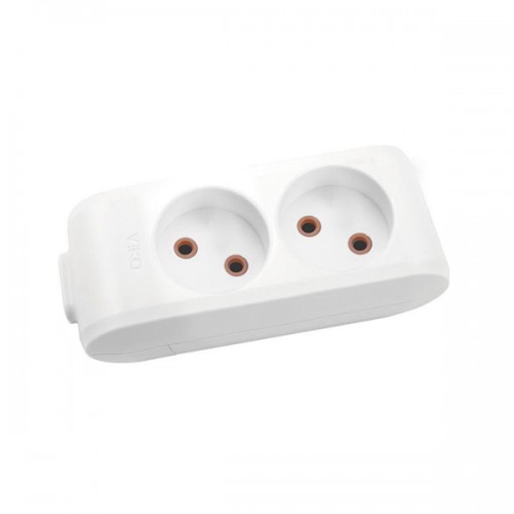 Колодка Viko Multi-Let 2 гнізда без заземлення (21687-е)