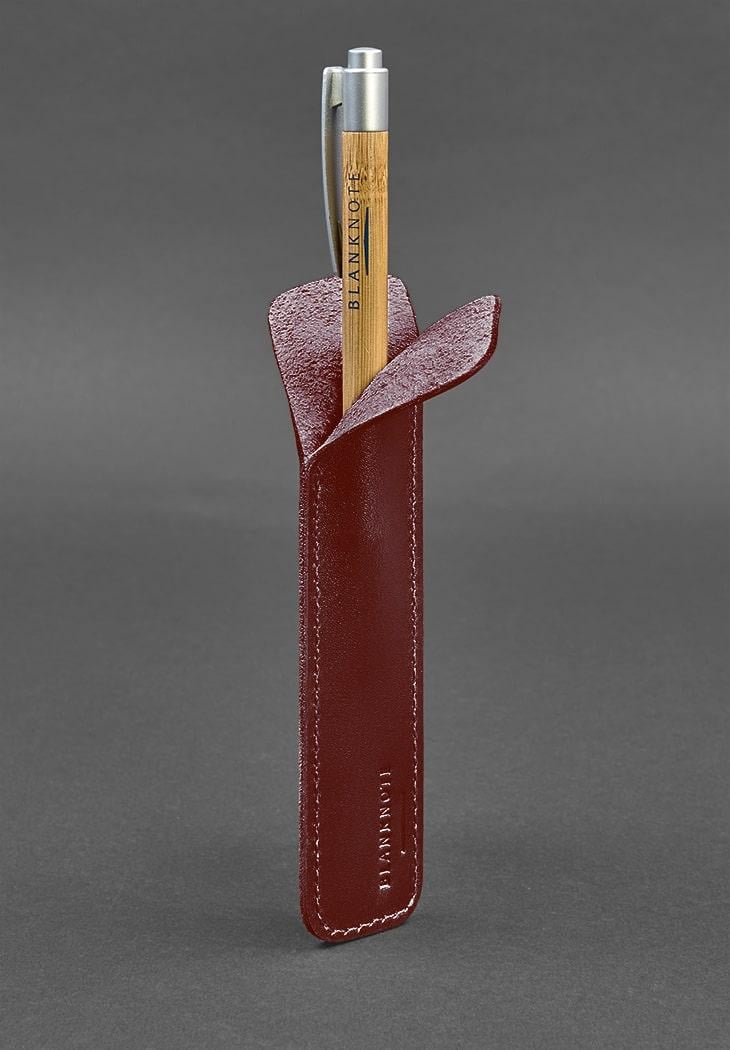 Чехол кожаный для ручки 2.0 Бордовый (A-026796) - фото 3