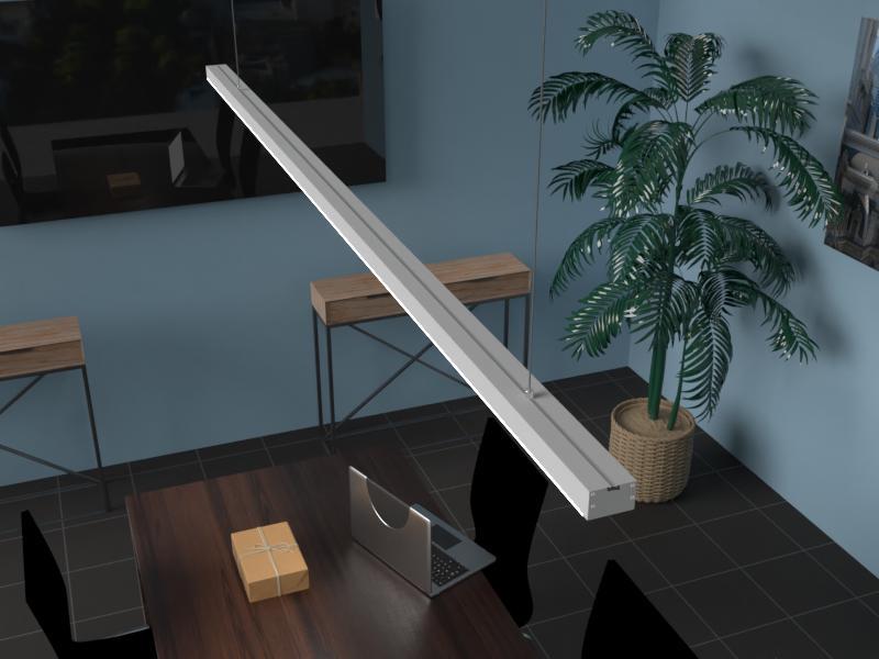 Светильник светодиодный подвесной линейный LEDUA N23-1-500 драйвер снаружи 220V 28,8W 1800 Lm 4000К (25344241) - фото 3 Светильник светодиодный подвесной линейный LEDUA N23-1-500 драйвер снаружи 220V 28,8W 1800 Lm 4000К (25344241) - фото 3