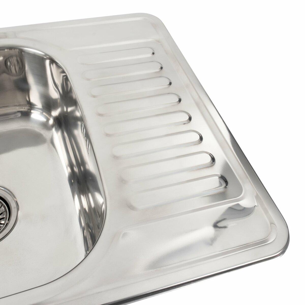 Мийка Valeso полірована із змішувачем NESC4 58x48 см (125412) - фото 4