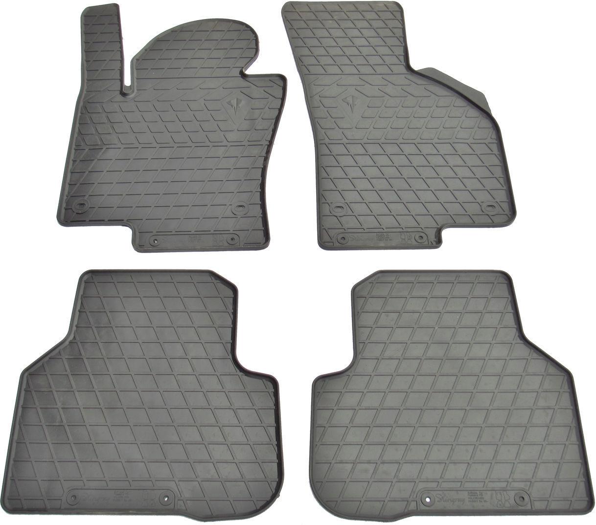 Коврики автомобильные в салон Stingray VW Passat B6 с 05-10 г.в. 4 шт. Черный (15293213)