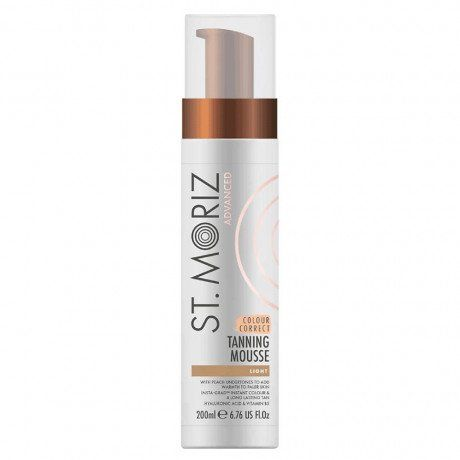 Автобронзат-мусc для светлой кожи St Moriz Advanced Colour Correcting Mousse Light 200 мл (1801785602)