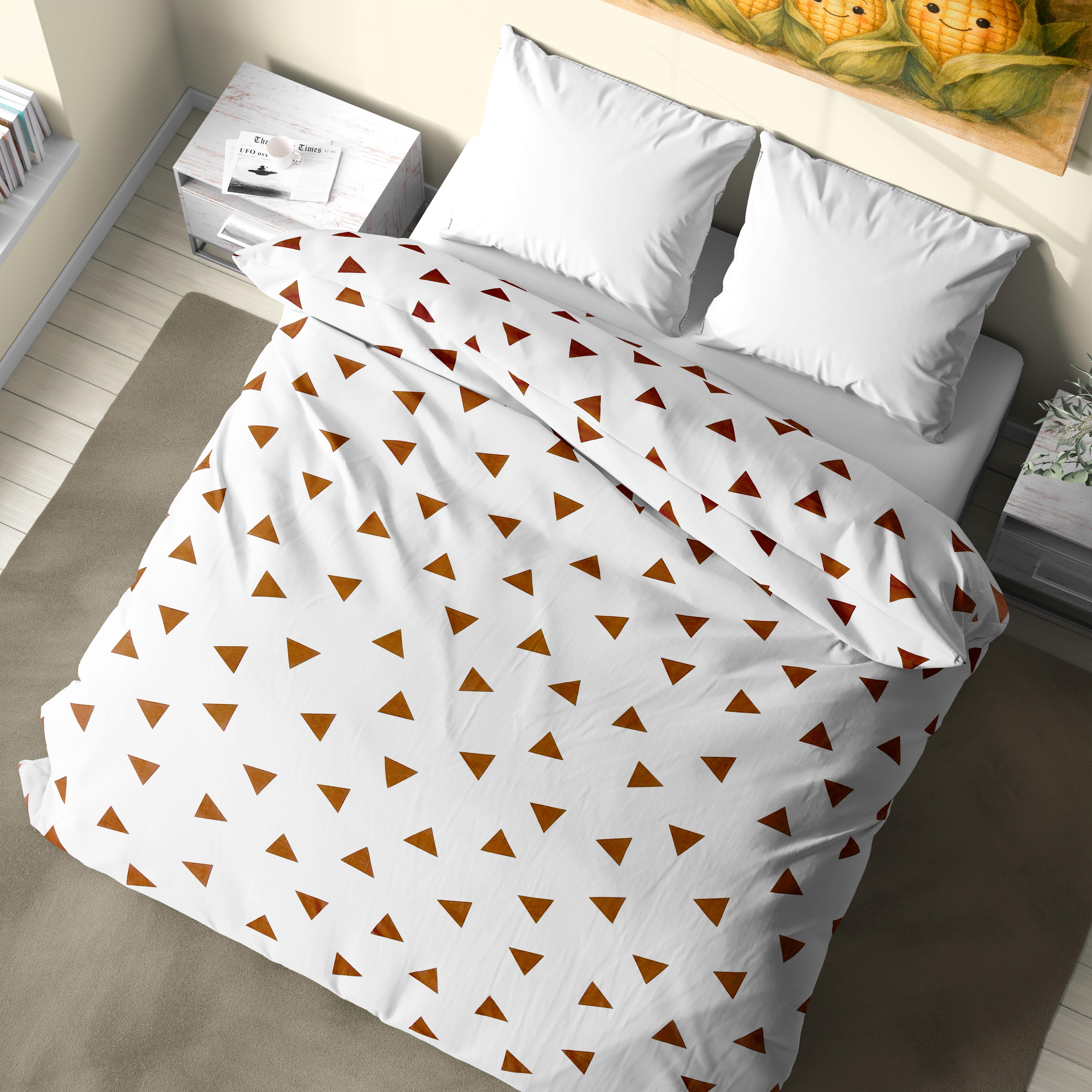 Підковдра з бязі Трикутнички євро 200х220 см (G-302t/x200p)