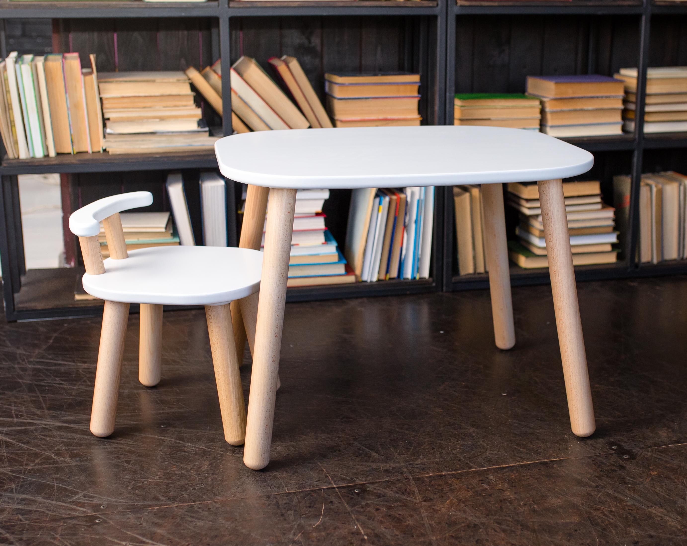 Детский столик и стульчик Tatoy из бука для детей 4-7 лет - фото 2 Детский столик и стульчик Tatoy из бука для детей 4-7 лет - фото 2