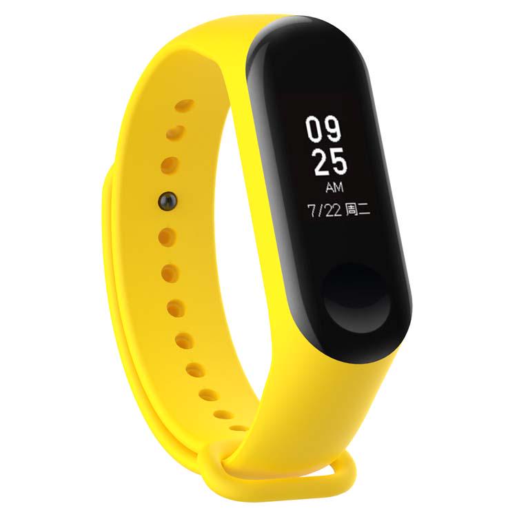 Силіконовий ремінець BeCover для Xiaomi Mi Band 3/4 Yellow (704130)