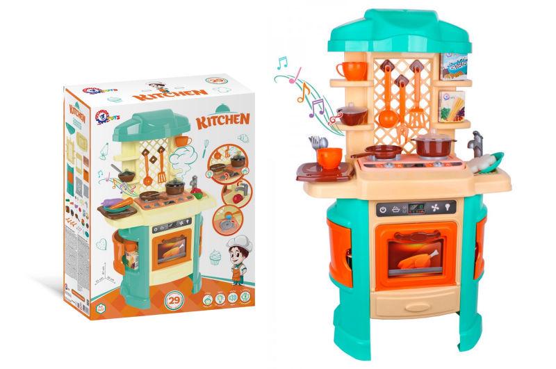 Игровой набор Технок Кухня с подсветкой и звуковыми эффектами 29,5х13,5х28 см Разноцветный (5637)