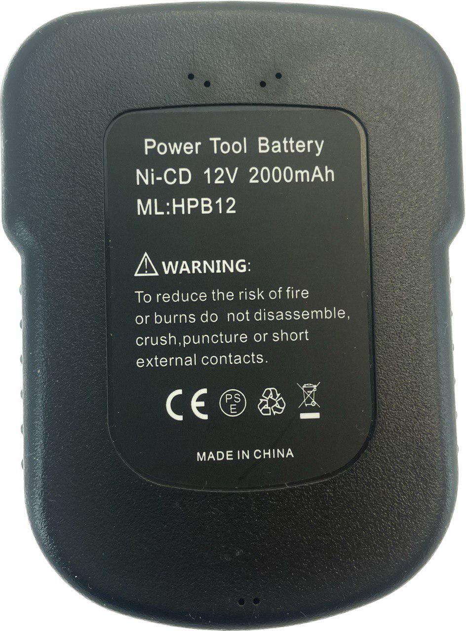 Аккумулятор Power Profi для Black&Decker A12 HPB12 12В 2 Ач батарея A12E/A12EX/A12-XJ/FS120B - фото 4