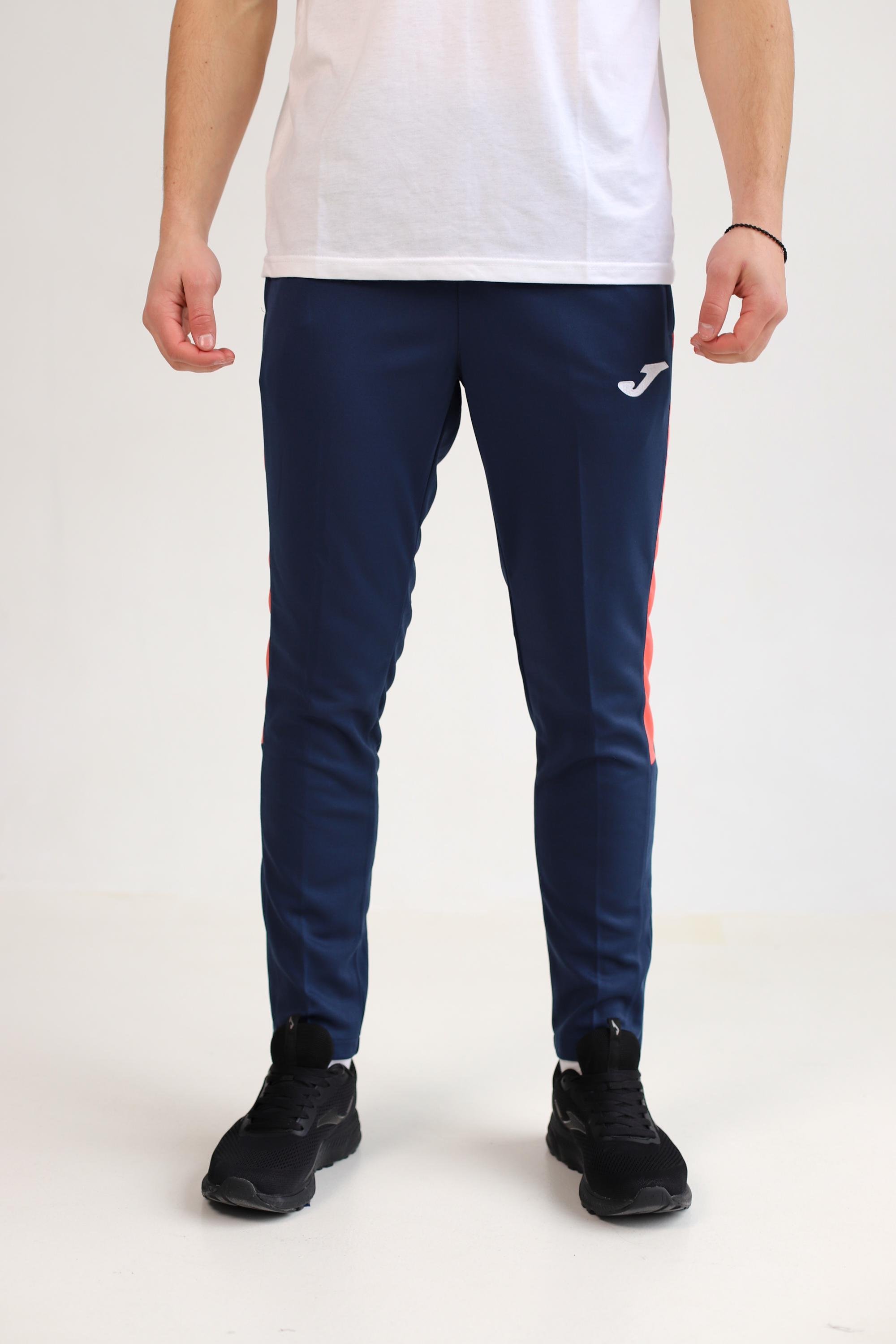 Штани Joma 102752.390 Eco Championship Long Pants M Navy Fluor/Orange (8445456373414) - фото 1