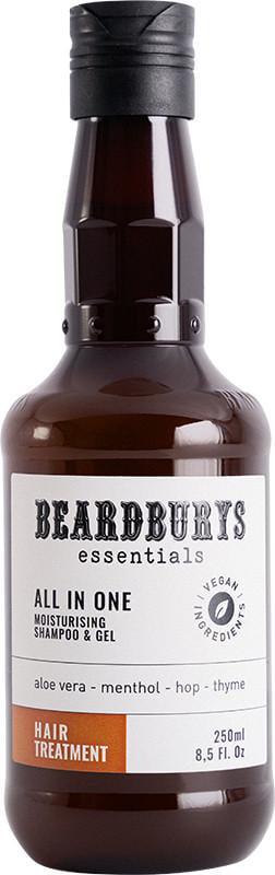 Шампунь/кондиціонер/гель для душу Beardburys All In One Essentials 250 мл (2252997124) - фото 3