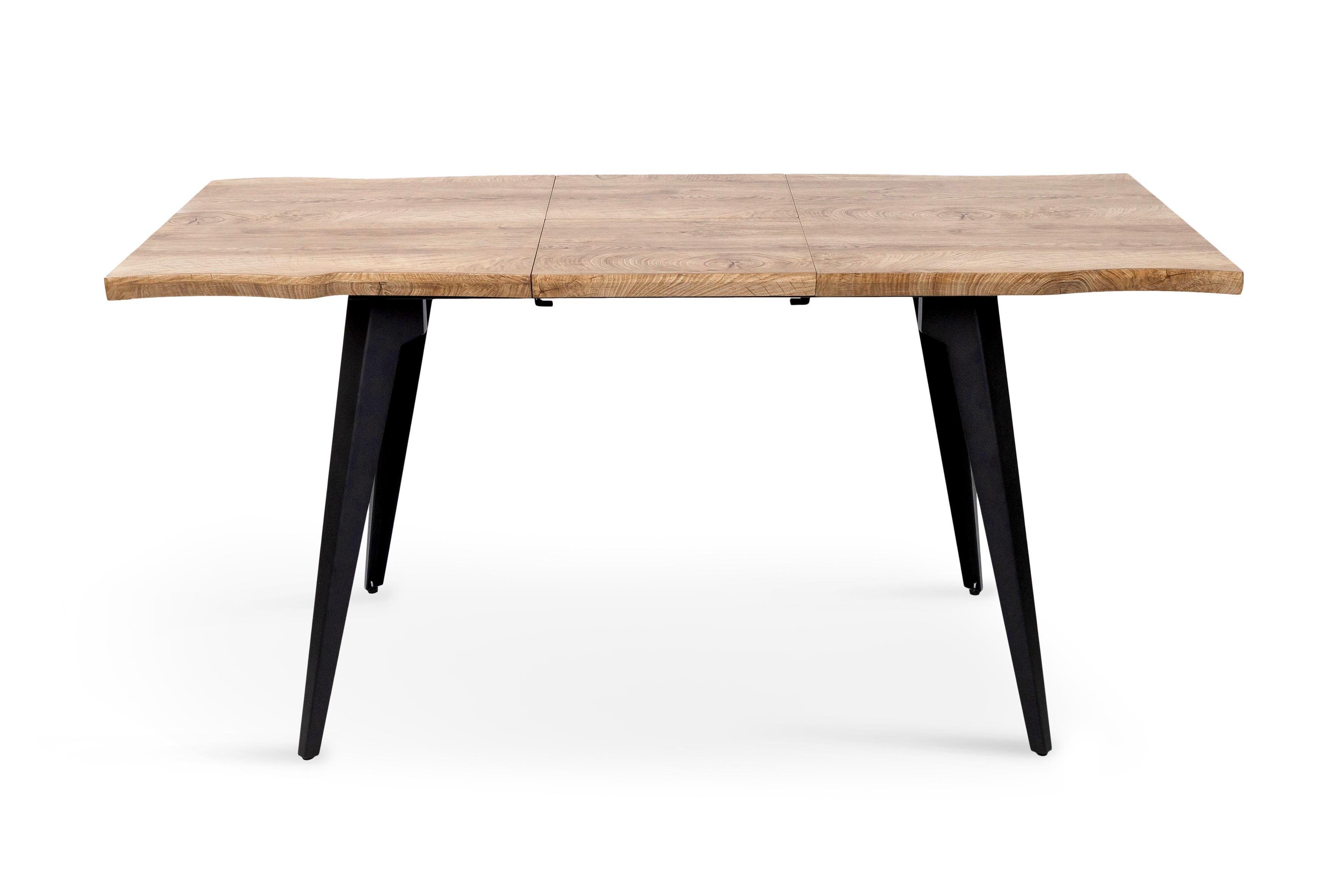 Обеденный стол Грейс Лагуна искусственный шпон МДФ 1200/1600х800х760 мм Черный (GAА0055441)