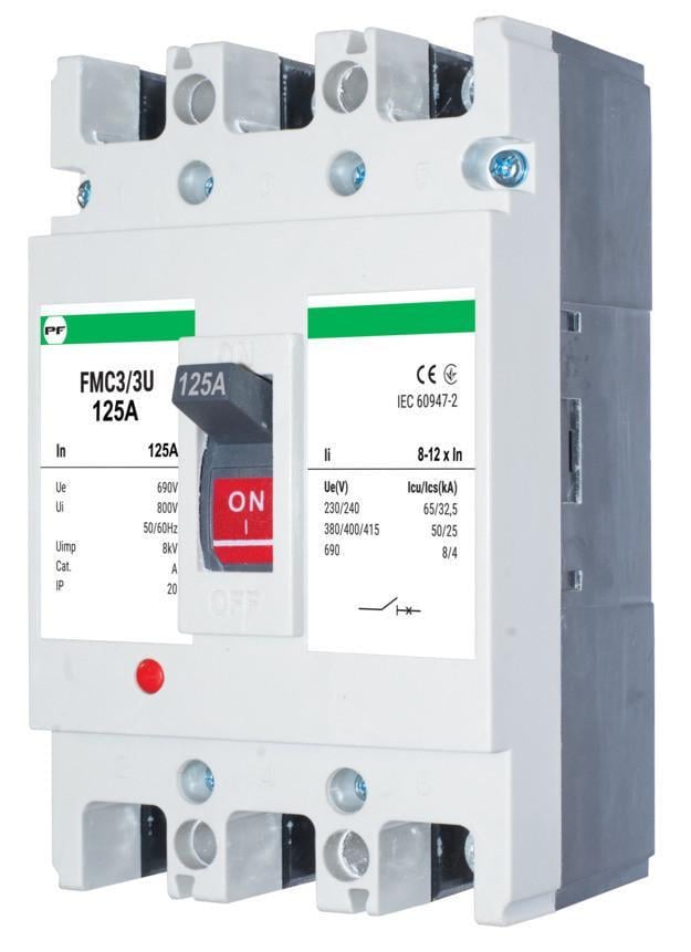 Автоматический выключатель Промфактор FMC3/3U 125 А 50 кА 8-12In (FMC33U0125)