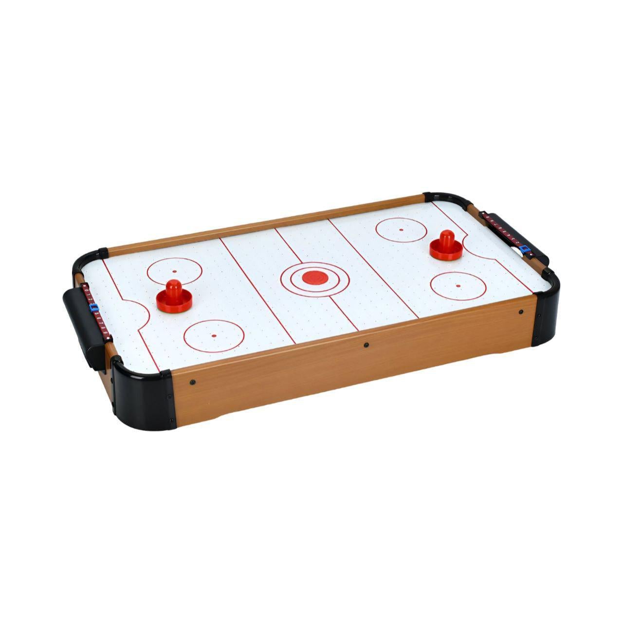Аэрохоккей 2554 деревянный 76x38x9 см с игровым полем 67x35 см 2 шайбы 2 бита (27976656)