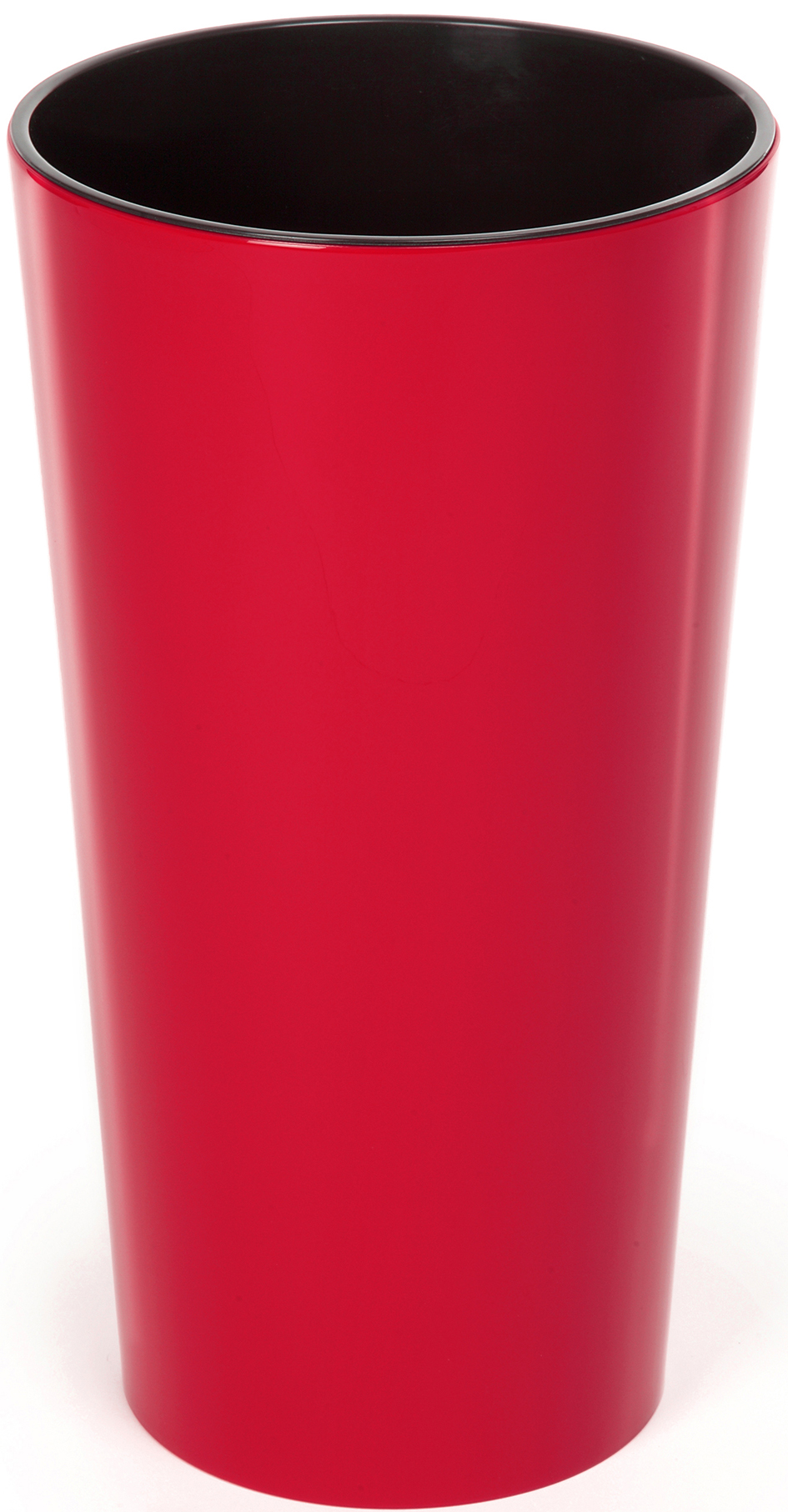 Горшок пластиковый Лилия 250 с вкладкой Красный (4180)