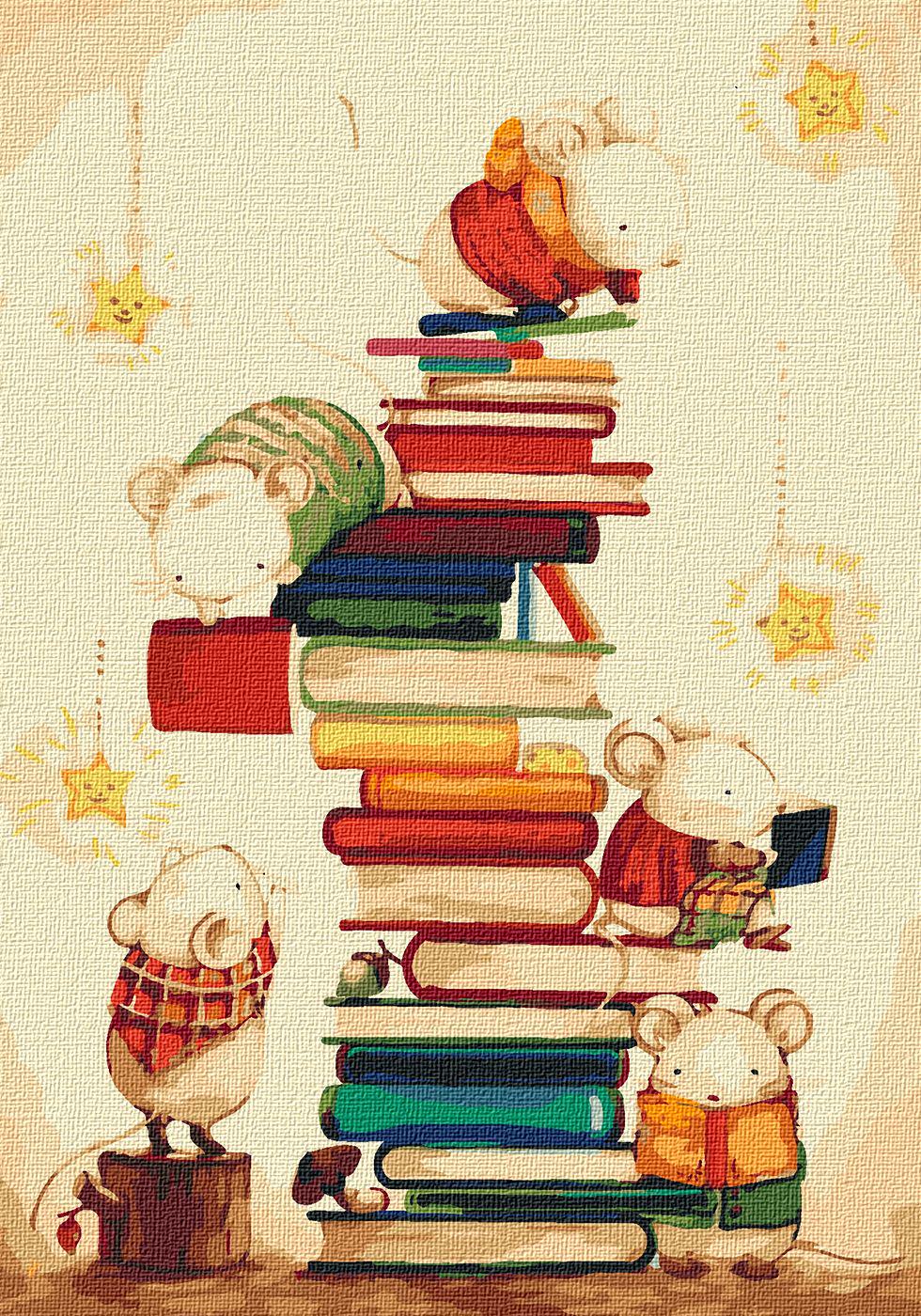 Картина по номерам Идейка Маленькие читатели 35х50 см (KHO4111)