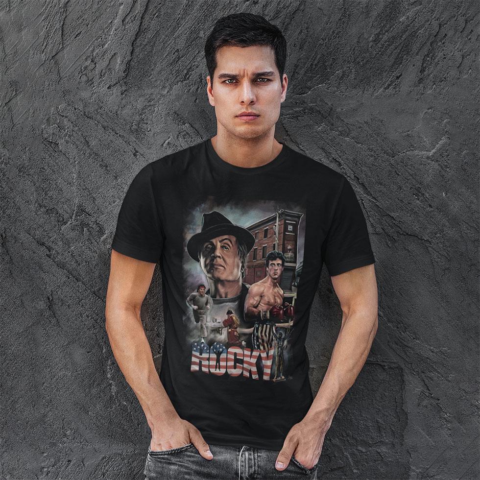 Футболка унисекс Rocky XS 4XL Черный (0000011309) Футболка унисекс Rocky XS 4XL Черный (0000011309)