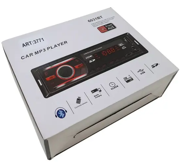 Автомагнітола MP3 6031 ISO+BT (IR004323)