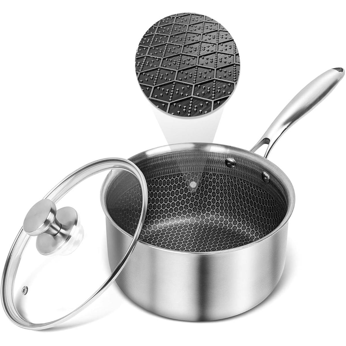 Ковш кухонный с антипригарным покрытием HONEYCOMB A-PLUS 18 см (3060 CS) - фото 4