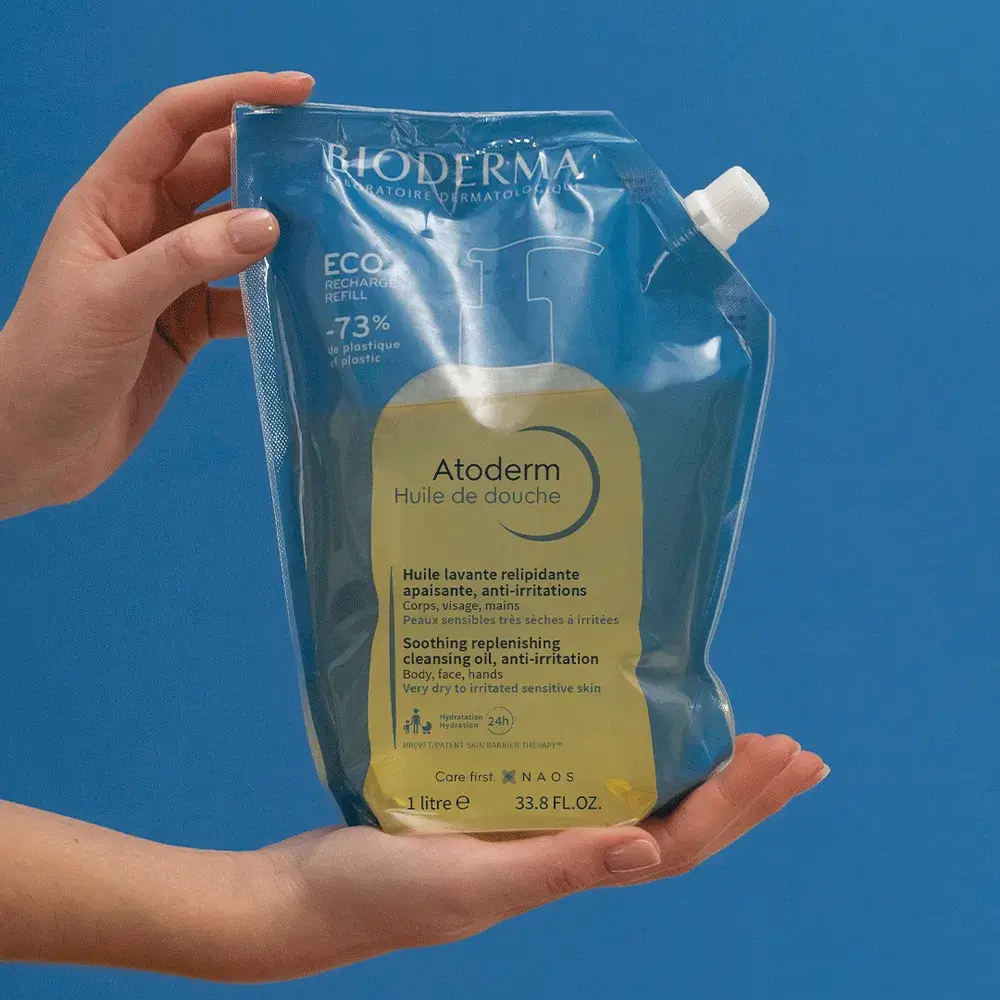 Масло для душа Bioderma Atoderm Eco-Refill сменная упаковка 1 л (3701129807330) - фото 3 Масло для душа Bioderma Atoderm Eco-Refill сменная упаковка 1 л (3701129807330) - фото 3