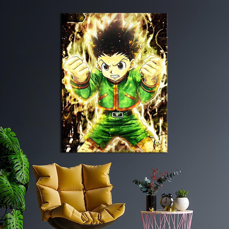 Настенний декор Гон Фрикс из аниме Охотник х Охотник 80x60 см (YA-131)