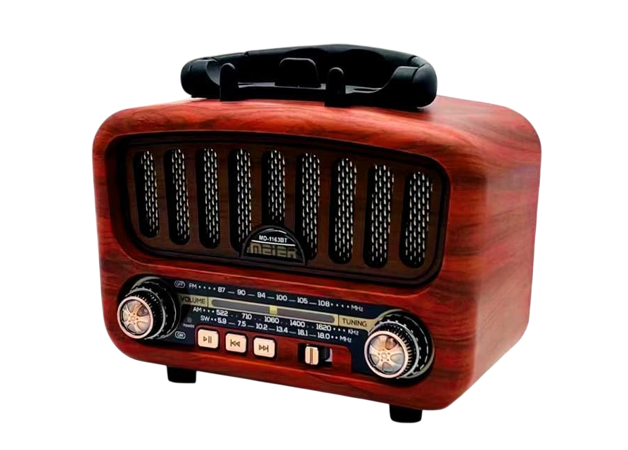 Ретро-радио Pilanmall AM/FM/SW Bluetooth 5.0 1800 мАч Solar/USB/TF/AUX (3025291548)