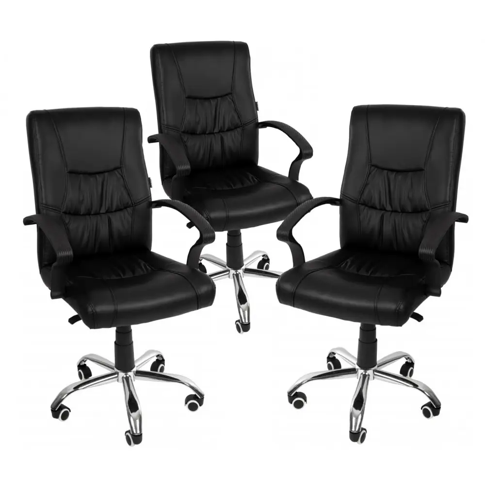 Кресло офисное Bonro B-602 3 шт. Черный (47000057)