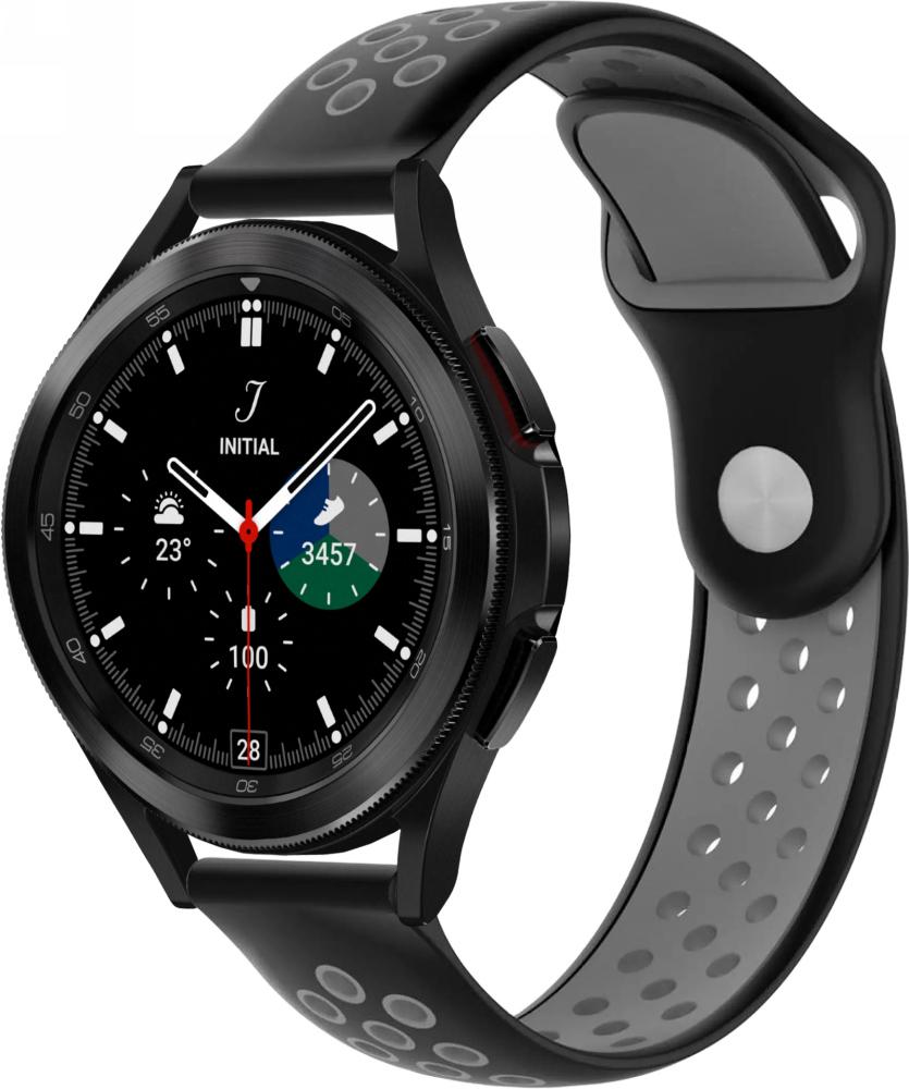 Ремешок Sport для Galaxy Watch 4 Classic 46 мм Black Grey (22982-53)