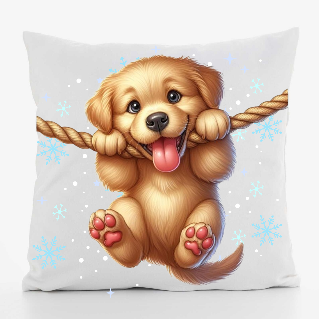 Подушка декоративная с принтом Песик габардин 30х30 см Подушка декоративная с принтом Песик габардин 30х30 см