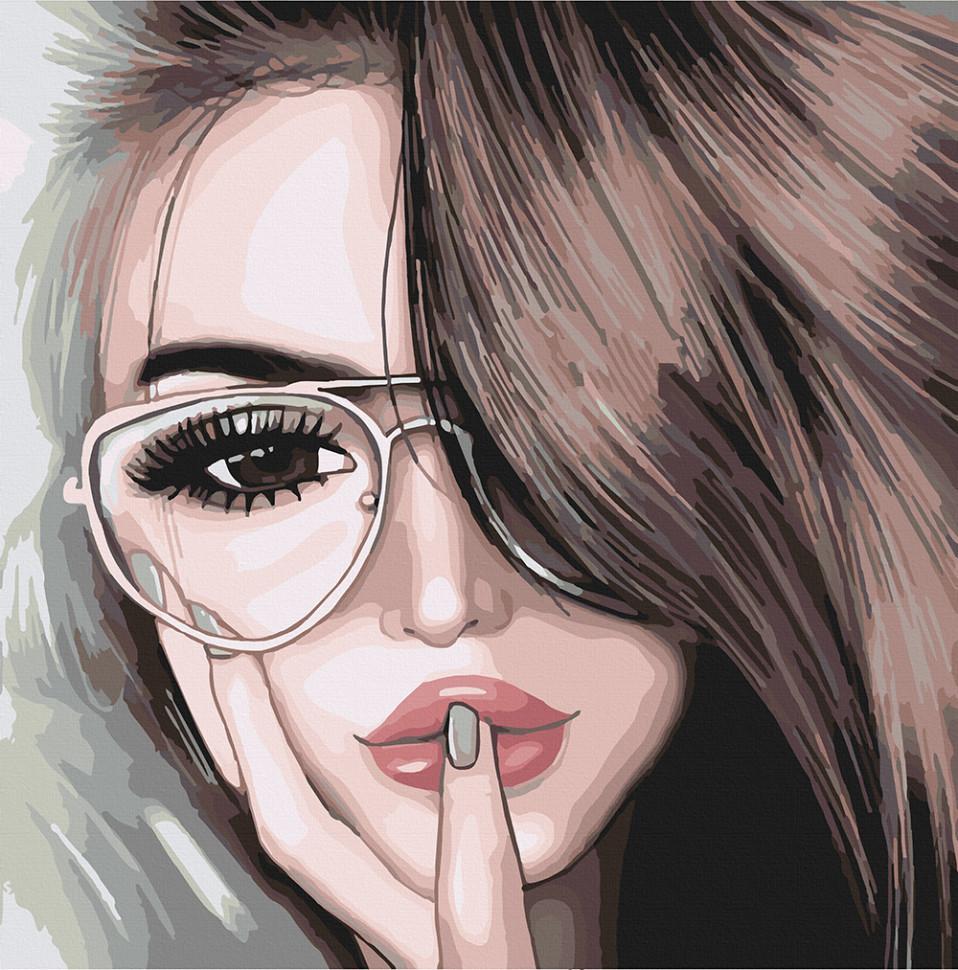 Картина по номерам Art Craft "Мечтательный взгляд" 40x40 см (10232-AC)