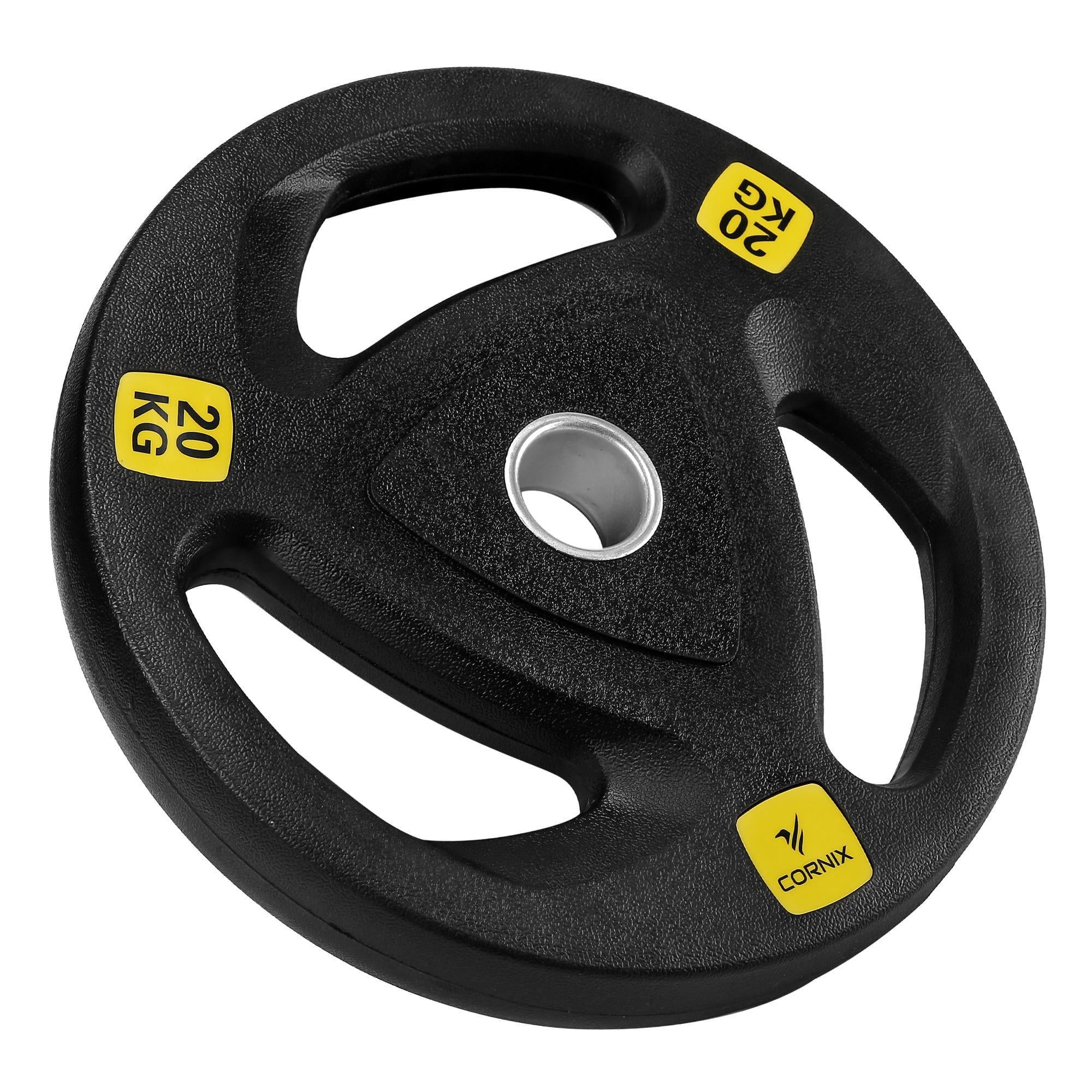 Диск олімпійський Cornix XR-0428 металевий прогумований 1x20 кг 51 мм Black (67308)